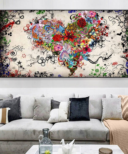 Flower of love Wall Poster