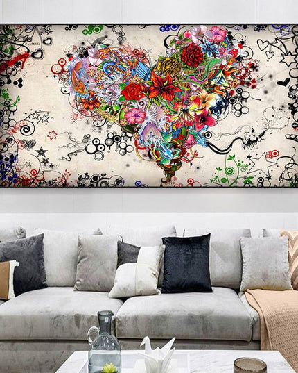 Flower of love Wall Poster