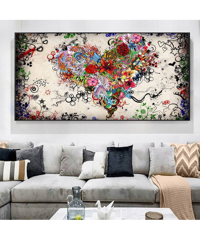 Flower of love Wall Poster