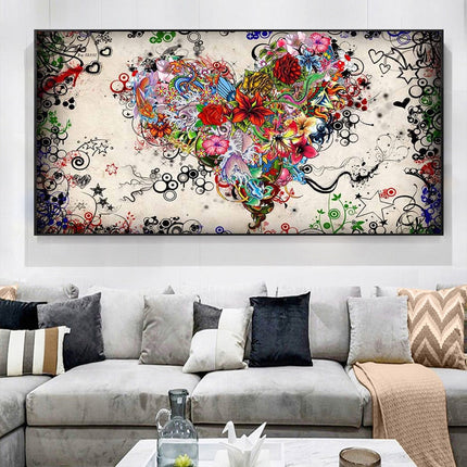 Flower of love Wall Poster