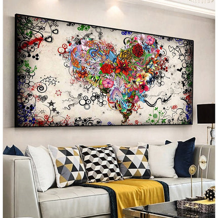 Flower of love Wall Poster