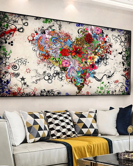 Flower of love Wall Poster