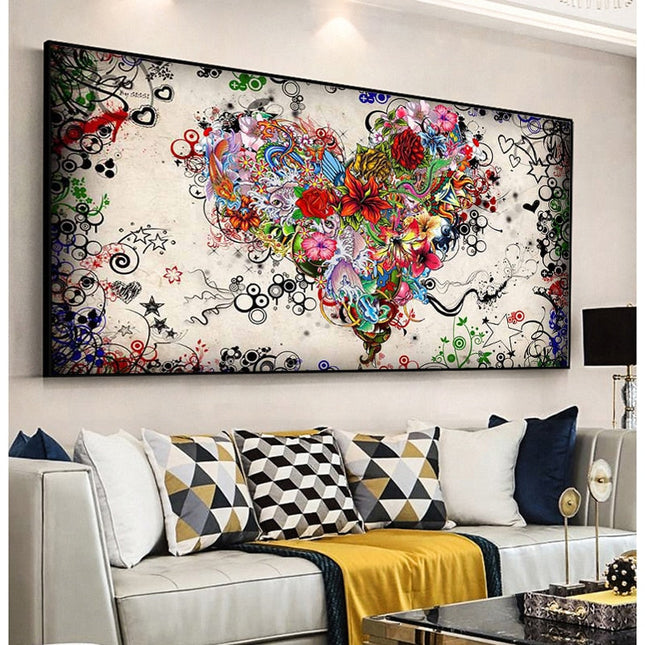 Flower of love Wall Poster