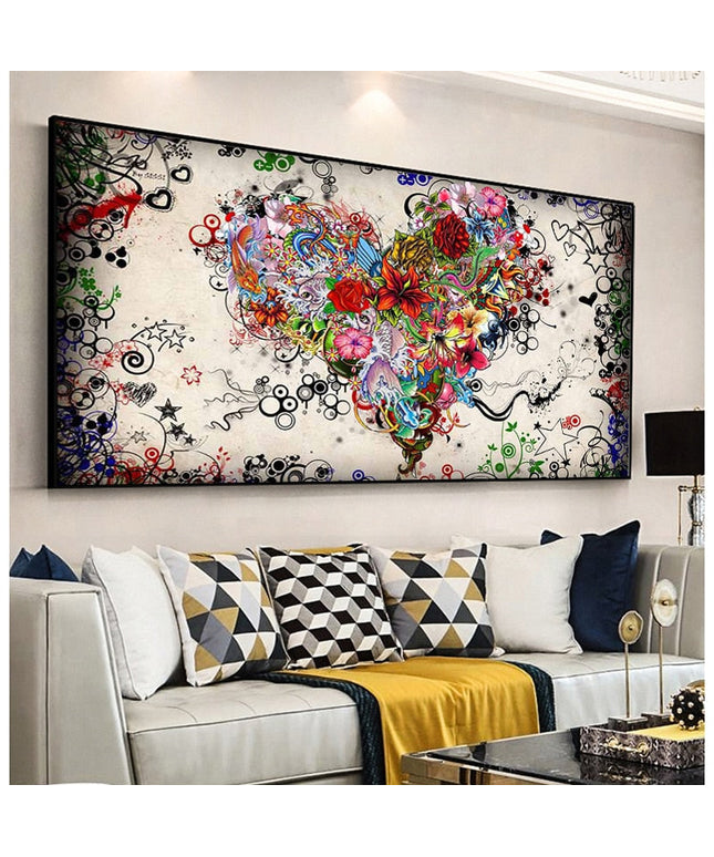 Flower of love Wall Poster