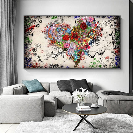 Flower of love Wall Poster