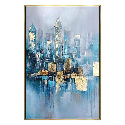 Foggy City Canvas Art - Immortal Cityscape That Lasts for Centuries