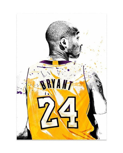 Copy of Kobe Bryant - Lakers Classic Move Art Canvas Print Wall Poster