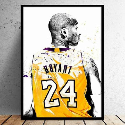 Copy of Kobe Bryant - Lakers Classic Move Art Canvas Print Wall Poster