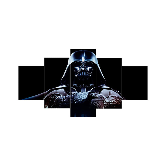Galactic Clash: Star Wars Movie Stormtrooper & Jedi Knight Canvas Poster 