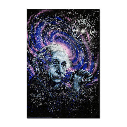 Genius Unveiled: Einstein Theory Canvas Poster 