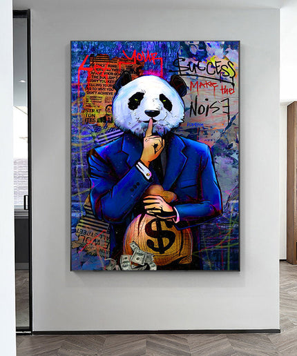 Gentleman Panda II Wall Poster
