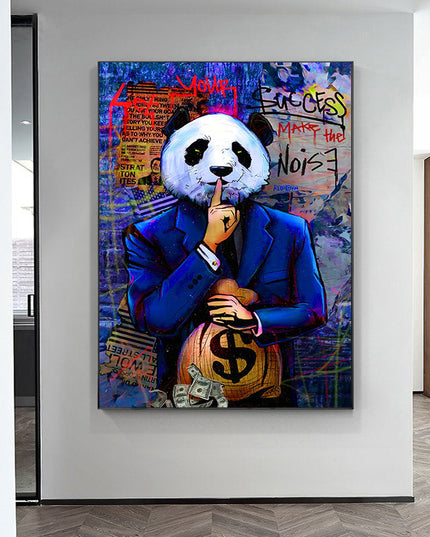 Gentleman Panda II Wall Poster