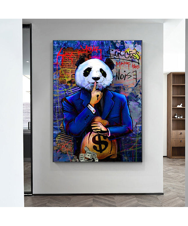 Gentleman Panda II Wall Poster