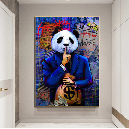 Gentleman Panda II Wall Poster