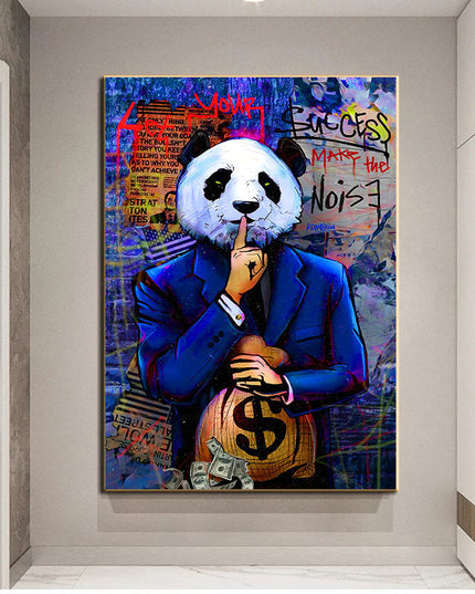 Gentleman Panda II Wall Poster