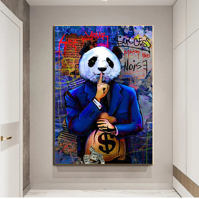 Gentleman Panda II Wall Poster