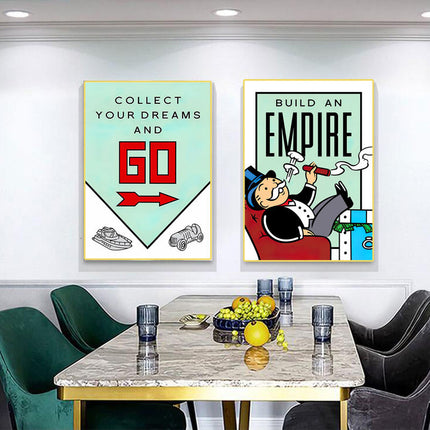 Get Inspired with Alec Monopoly Art Poster - Canvas Print