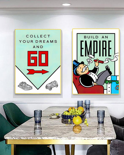 Get Inspired with Alec Monopoly Art Poster - Canvas Print