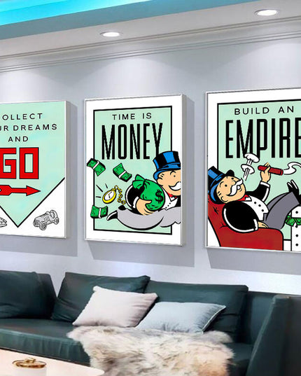 Get Inspired with Alec Monopoly Art Poster - Canvas Print