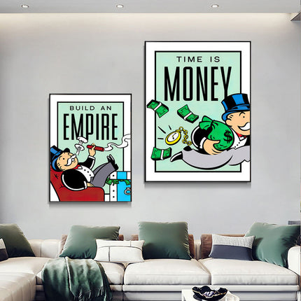 Get Inspired with Alec Monopoly Art Poster - Canvas Print