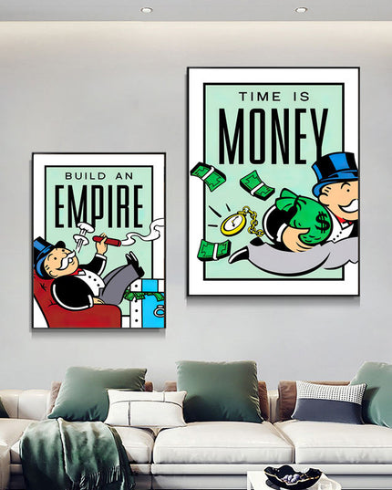 Get Inspired with Alec Monopoly Art Poster - Canvas Print