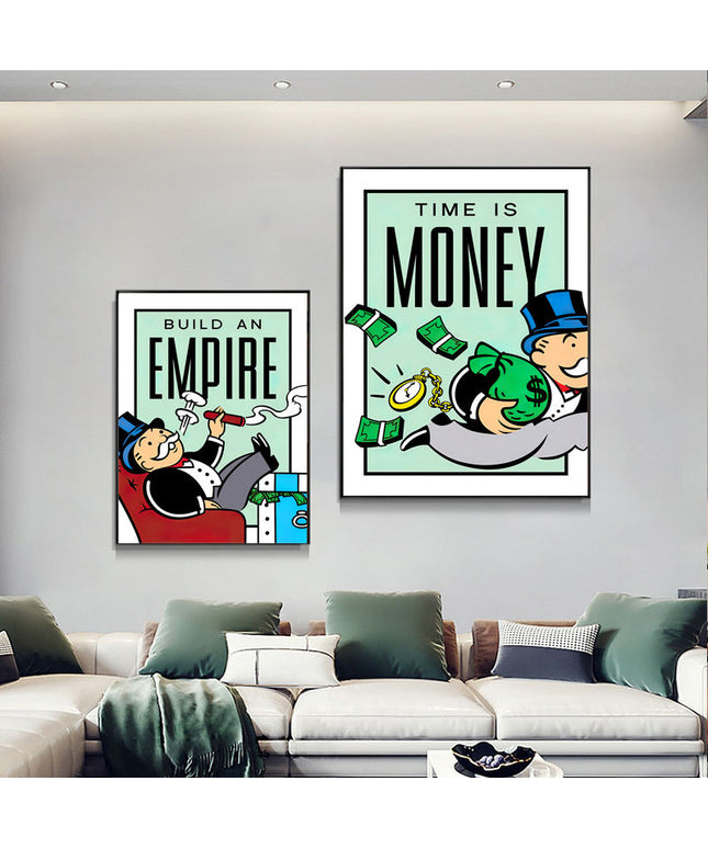 Get Inspired with Alec Monopoly Art Poster - Canvas Print