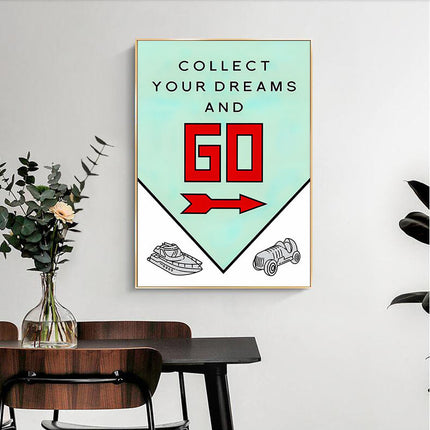 Get Inspired with Alec Monopoly Art Poster - Canvas Print