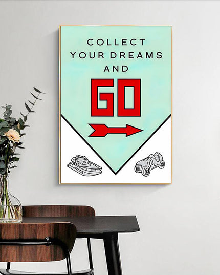 Get Inspired with Alec Monopoly Art Poster - Canvas Print