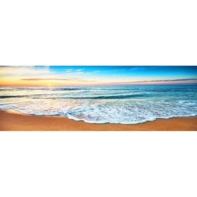 Golden Horizons: Sunsets Natural Sea Beach Canvas Poster 