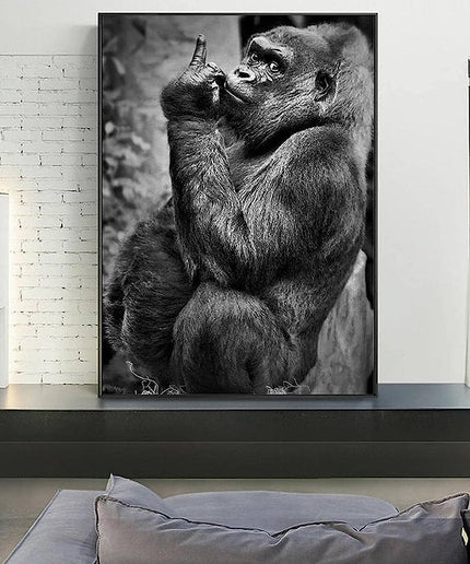 Gorilla Attitude Wall Poster