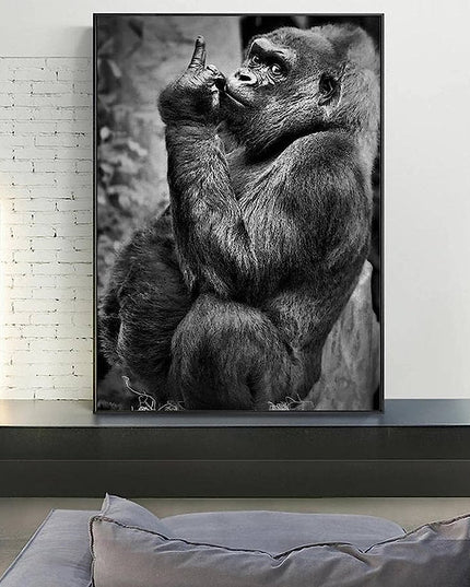 Gorilla Attitude Wall Poster
