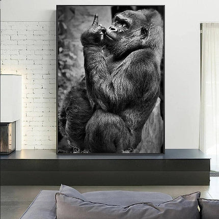 Gorilla Attitude Wall Poster