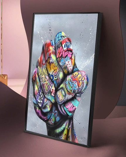 Graffiti knuckles Wall Poster