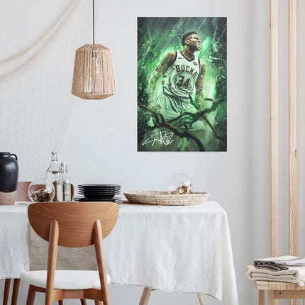 Copy of Michael Jordan - Victory Cigar Moment Art Canvas Print Wall Poster
