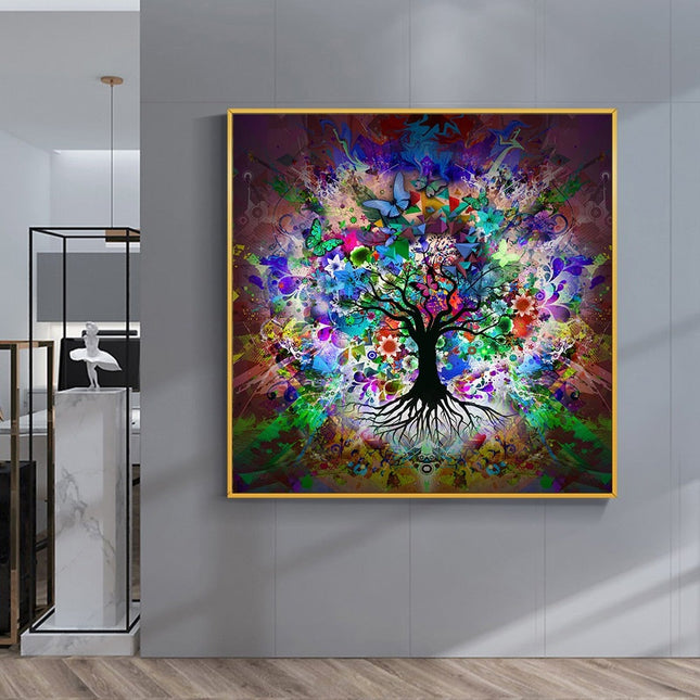 Harmony and Symbolism: Tree of Life by Gustav Klimt Scandinavian Poster 