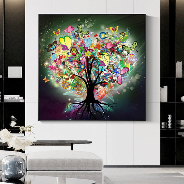 Harmony and Symbolism: Tree of Life by Gustav Klimt Scandinavian Poster 
