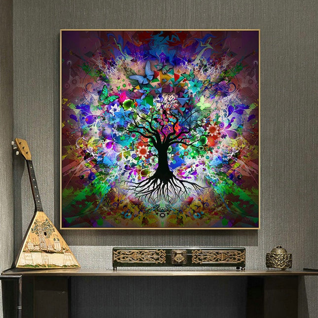 Harmony and Symbolism: Tree of Life by Gustav Klimt Scandinavian Poster 