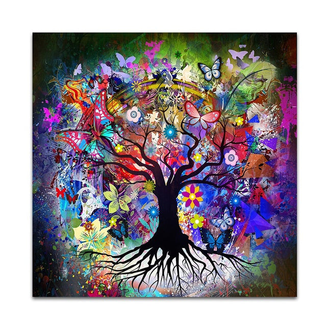 Harmony and Symbolism: Tree of Life by Gustav Klimt Scandinavian Poster 