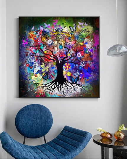 Harmony and Symbolism: Tree of Life by Gustav Klimt Scandinavian Poster 