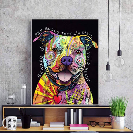Smiling Dog Wall Poster