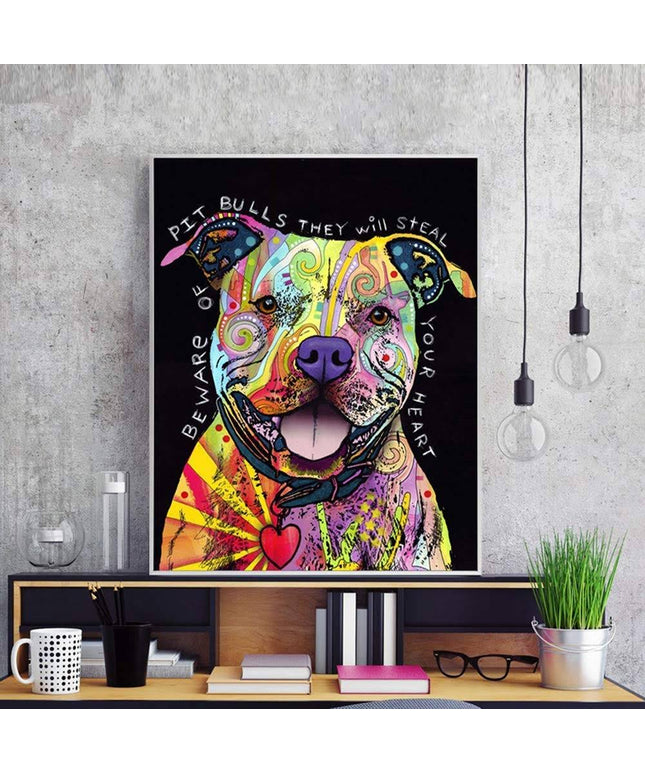 Smiling Dog Wall Poster