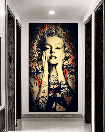 Iconic Marilyn Monroe Canvas Print: Timeless Wall Art