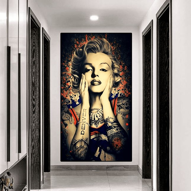 Iconic Marilyn Monroe Canvas Print: Timeless Wall Art