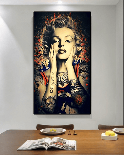 Iconic Marilyn Monroe Canvas Print: Timeless Wall Art