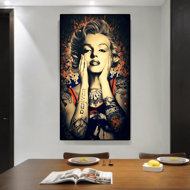 Iconic Marilyn Monroe Canvas Print: Timeless Wall Art
