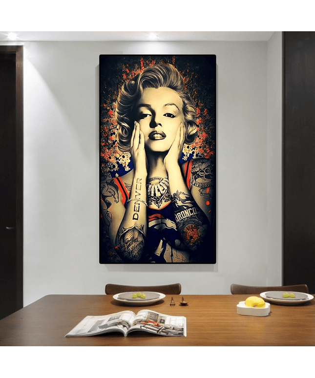 Iconic Marilyn Monroe Canvas Print: Timeless Wall Art