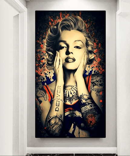 Iconic Marilyn Monroe Canvas Print: Timeless Wall Art