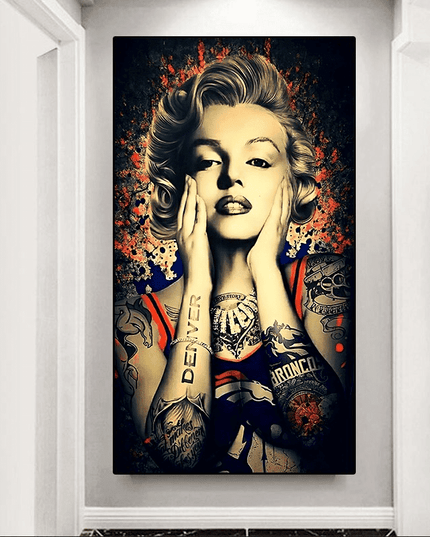 Iconic Marilyn Monroe Canvas Print: Timeless Wall Art