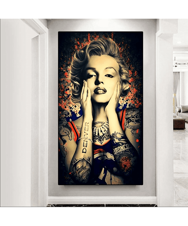 Iconic Marilyn Monroe Canvas Print: Timeless Wall Art