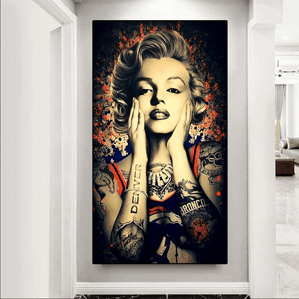 Iconic Marilyn Monroe Canvas Print: Timeless Wall Art